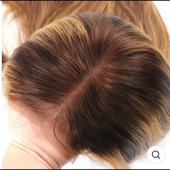 Ombré Honey Blonde Highlight Invisible Lace Front Wig 18” - Picture 4 of 8